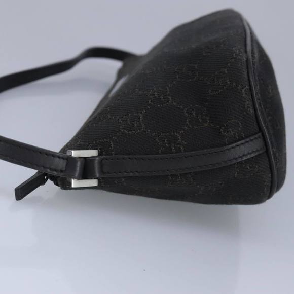 GUCCI GG Canvas Pouch Brown Silver 07198 Auth 98923 - Picture 3 of 16